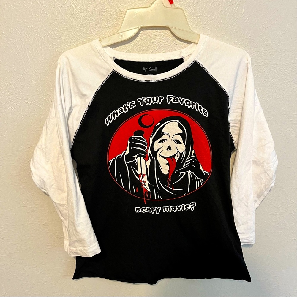 Vera Eye Candy | Ghostface baseball tee
